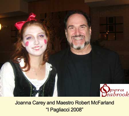 Joanna Carey and Maestro Robert McFarland 2008